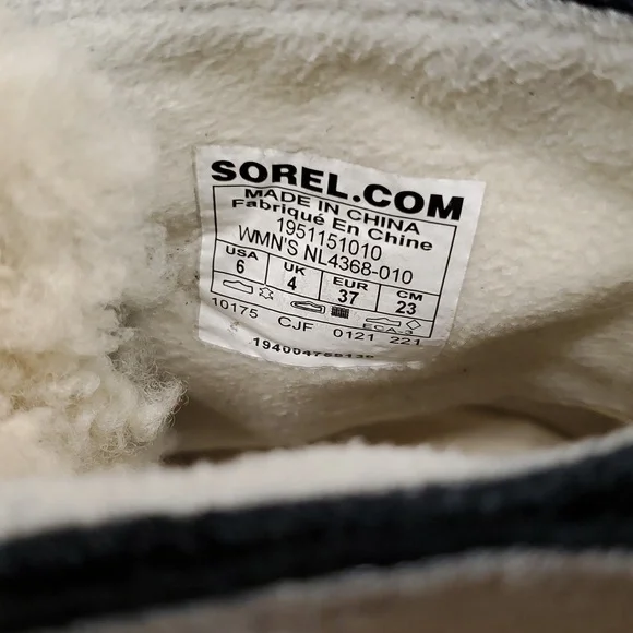 Wms SOREL Suede Leather Wedge Booties (Sz 6)